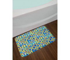 Circular Motifs Bath Mat