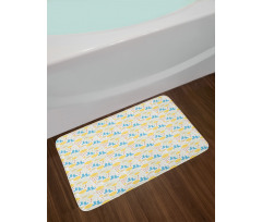 Rubber Boots Gloves Rain Bath Mat