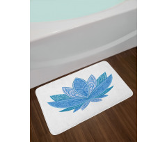 Oriental Lotus Petals Bath Mat