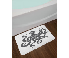 Message on Octopus Bath Mat