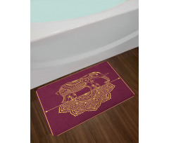 Animal Mandala Bath Mat