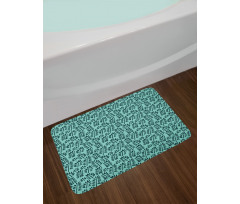 Leaf Nature Bath Mat