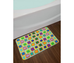 Uneven Rectangles Bath Mat