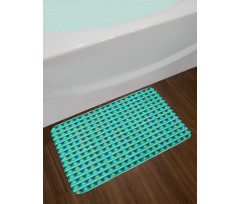 Doodle Geometry Ornament Bath Mat