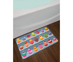 Multilayered Muffin Bath Mat