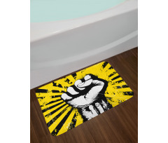 Clenched Fist Bath Mat