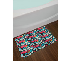 Hyped Tangle Art Bath Mat