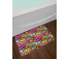 Pierced Hearts Bath Mat