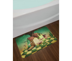 Fairy Tale Wonderland Bath Mat