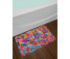 Colorful Traditional Bath Mat