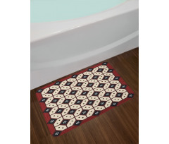 Javanese Batik Pattern Bath Mat