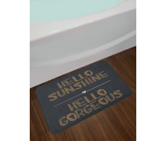 Hello Sunshine Bath Mat