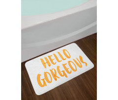 Font Bath Mat