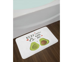 Avocado Lovers Bath Mat