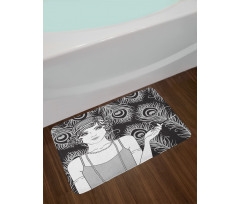 Retro Party Concept Bath Mat