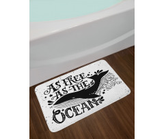 As Free As the Oceans Bath Mat