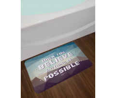 Anything Is Possible Bath Mat