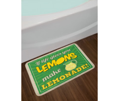 If Life Gives You Lemon Bath Mat