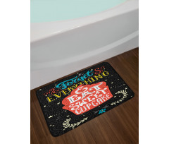 Eat Cupcake Dessert Bath Mat