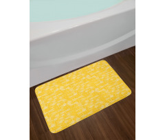 Insect Outline Bath Mat