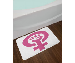 Feminism Ideology Bath Mat