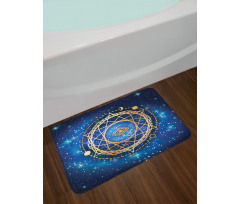 Geometric Emblem Bath Mat