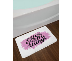 Uplifting Words of Wisdom Bath Mat