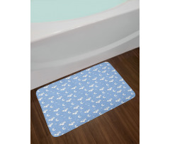 Fox Pilot Dreams Bath Mat