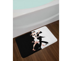 Dancing Couple Bath Mat