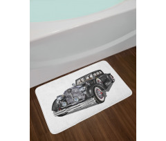 Realistic Classic Car Bath Mat