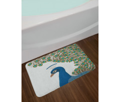 Exotic Feathers Frame Bath Mat