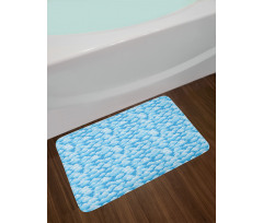 Puffy Cumulus Formation Bath Mat