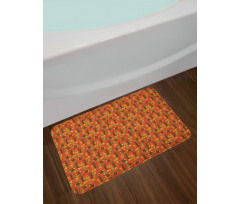 Autumn Season Nature Bath Mat