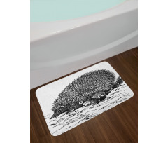 European Hedgehog Bath Mat