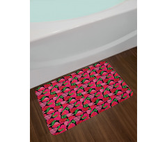 Colorful Sketch Bath Mat