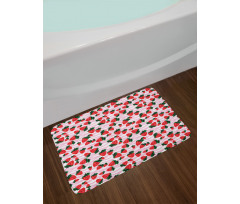 Watercolor Effect Bath Mat