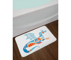 Mythologic Dragon Bath Mat