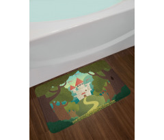 Medieval Woodlands Bath Mat