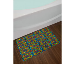 Seventies Hippie Bath Mat