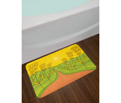 Farmland Agriculture Bath Mat