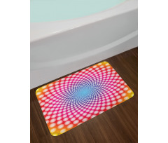 Modern Dots Design Bath Mat