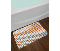 Floral Calavera Bath Mat