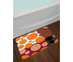 Ink Splashed Backdrop Bath Mat