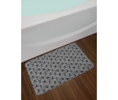 Traditional Woodblock Bath Mat