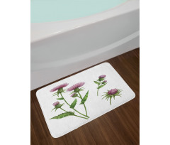 Healing Herbs Concept Bath Mat