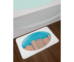 Snow Globe Inspiration Bath Mat