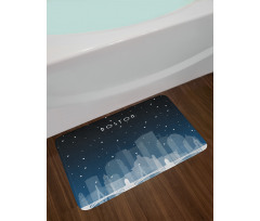 Nocturnal City Concept Bath Mat