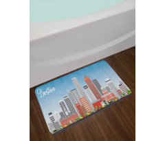 Detailed State House Bath Mat