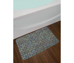 Stained Stone Brick Bath Mat