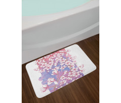 Japanese Spring Bloom Bath Mat